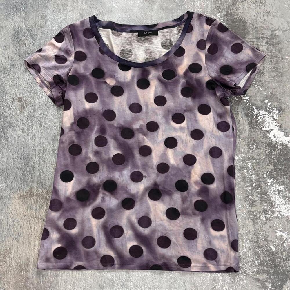 Paul Smith Purple & White Polka Dot T Shirt. Yayoi Kusama.